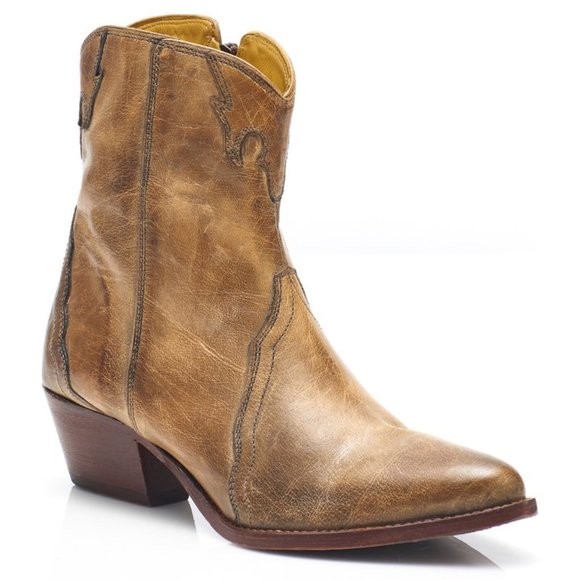 Free People Shoes - LAST CALL Free People Women's New Frontier Western Boot Tan Sz 7.5 NWT